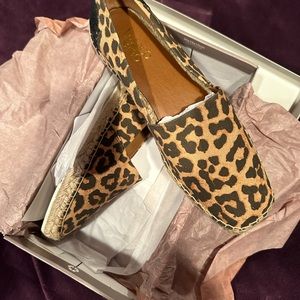 Franco Sarto size 10w leopard shoes